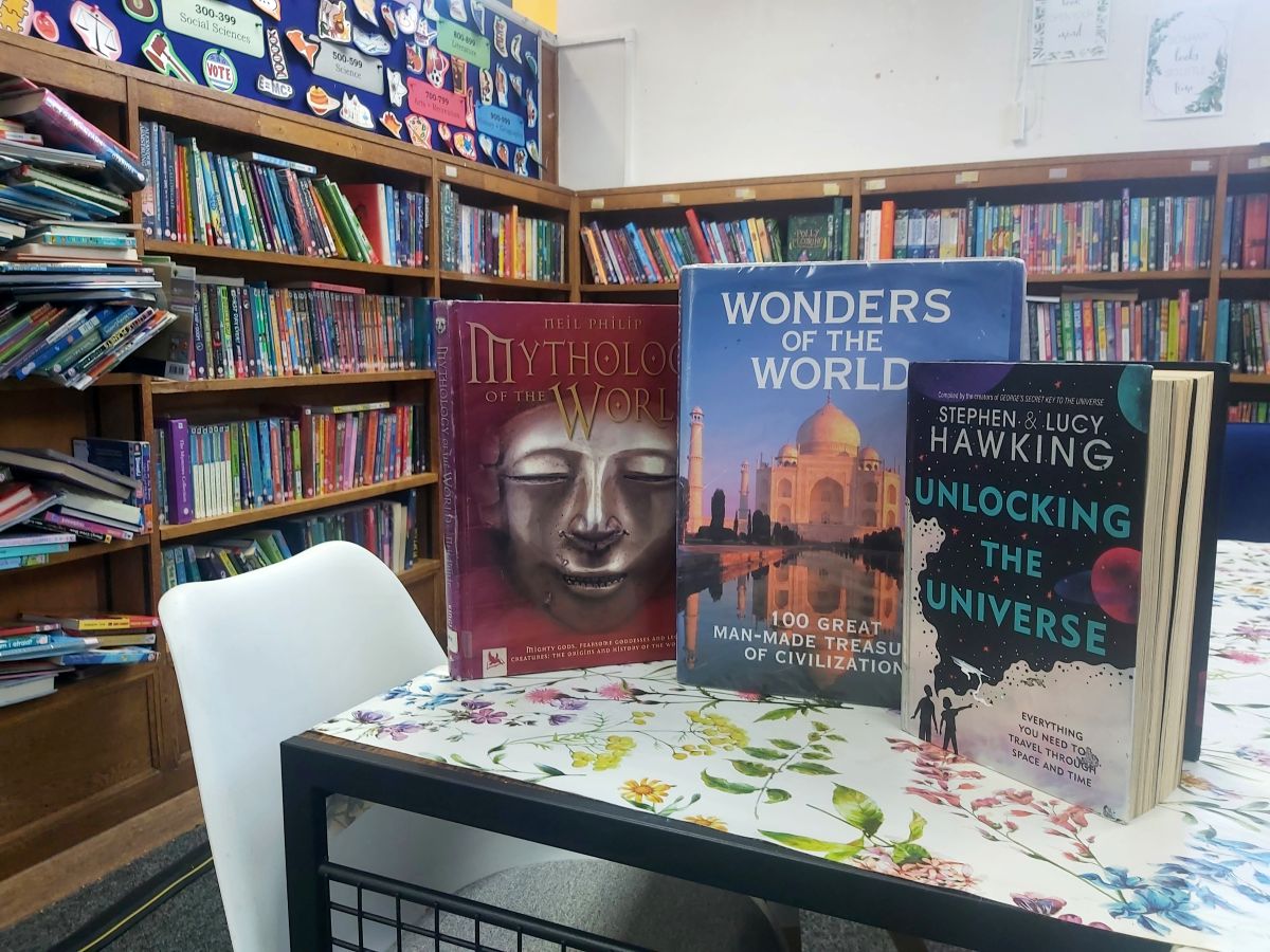 world wonders books at Glebe Farm Community Hub children's and teens library